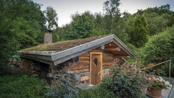Erdsauna von Außen
