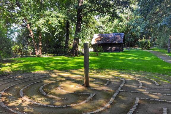 Labyrinth im Garten der Sinne 